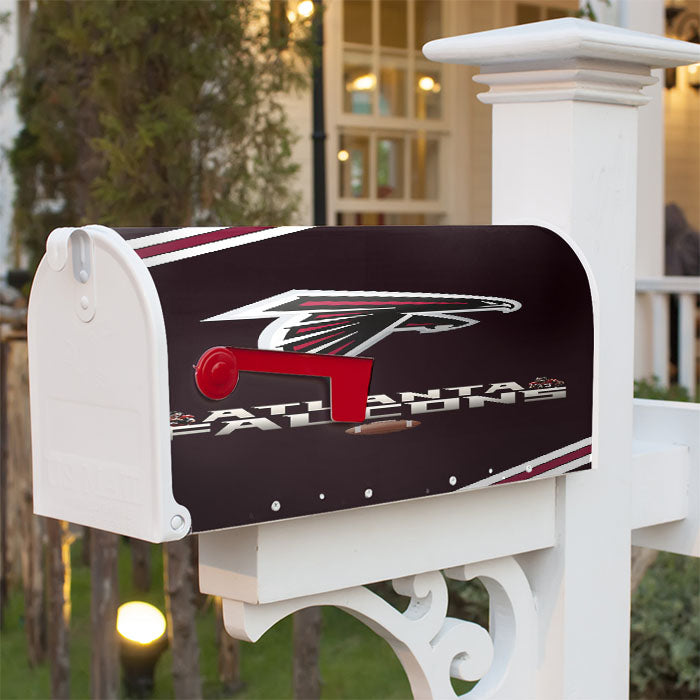 Atlanta Falcons Football Team Magnetic Mailbox Cover 18" X 21" Outdoor Decor