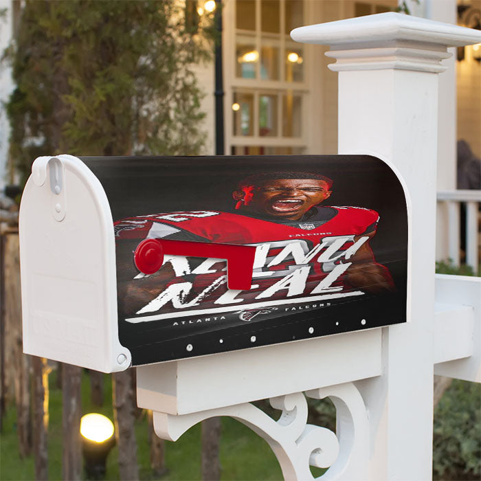 Atlanta Falcons Keanu Neal Magnetic Mailbox Cover 18" X 21" Outdoor Decor
