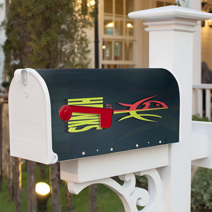 Atlanta Hawks Magnetic Mailbox Cover 18" X 21" Outdoor Decor