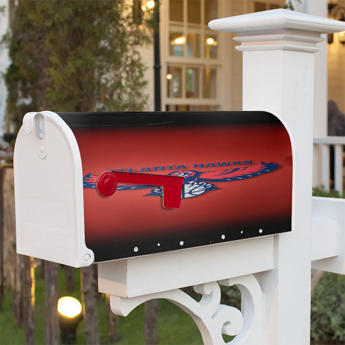 Atlanta Hawks Cover Magnetic Mailbox Cover 18" X 21" Outdoor Decor