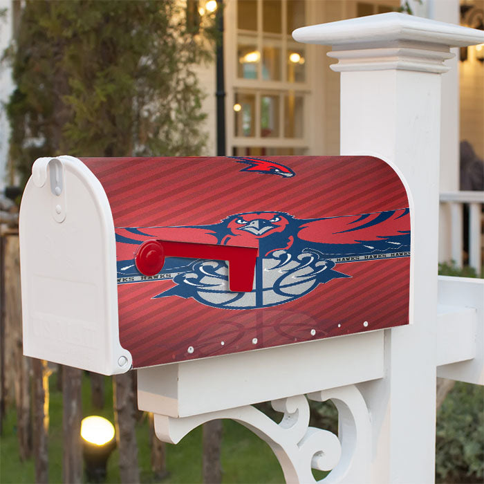 Atlanta Hawks Eagle Wallpaper Magnetic Mailbox Cover 18" X 21" Outdoor Decor