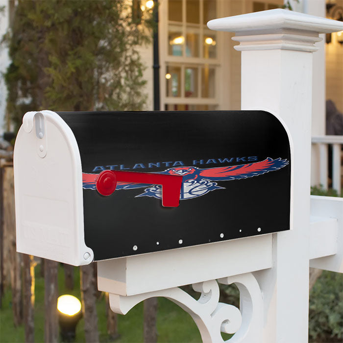 Atlanta Hawks Flight Magnetic Mailbox Cover 18" X 21" Outdoor Decor