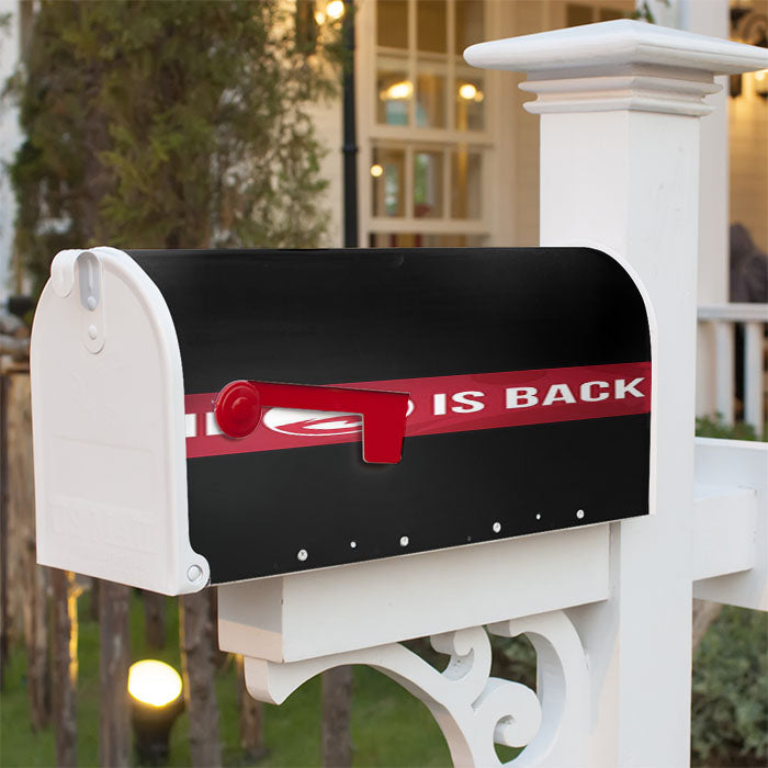 Atlanta Hawks Is Back Magnetic Mailbox Cover 18" X 21" Outdoor Decor