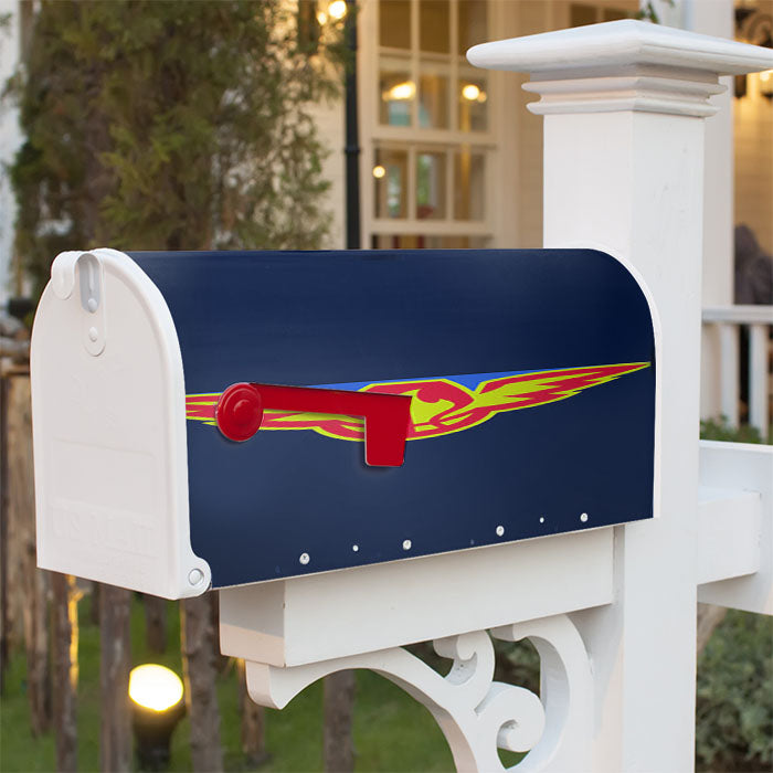 Atlanta Hawks Logos Magnetic Mailbox Cover 18" X 21" Outdoor Decor