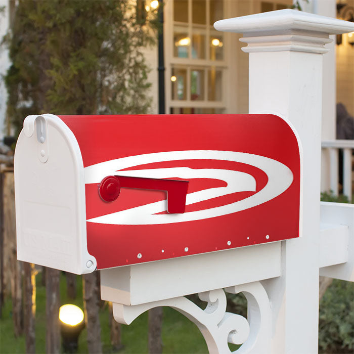 Atlanta Hawks Red Magnetic Mailbox Cover 18" X 21" Outdoor Decor