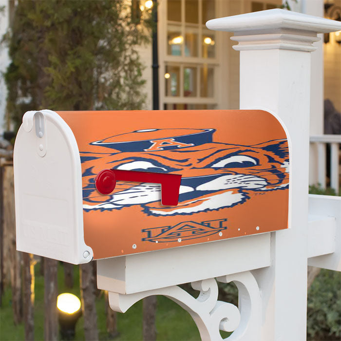 Auburn Tigers Face Magnetic Mailbox Cover 18" X 21" Outdoor Decor