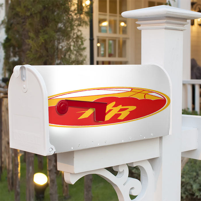 Ball Houston Rockets Design Magnetic Mailbox Cover 18" X 21" Outdoor Decor