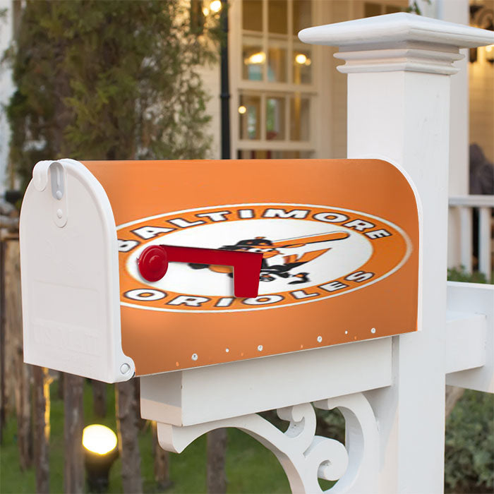 Baltimore Orioles 2 Magnetic Mailbox Cover 18" X 21" Outdoor Decor