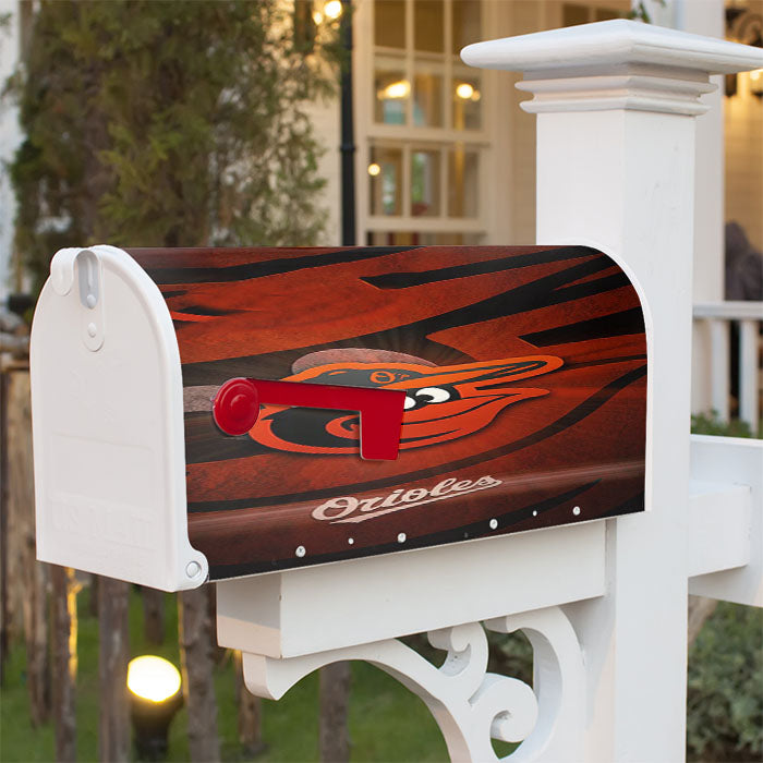 Baltimore Orioles 56 Magnetic Mailbox Cover 18" X 21" Outdoor Decor