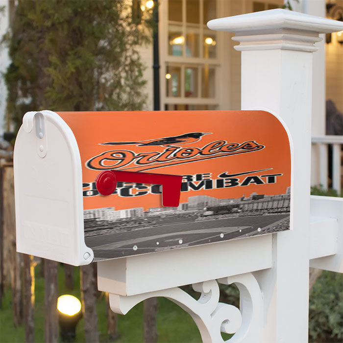 Baltimore Orioles Prepare Magnetic Mailbox Cover 18" X 21" Outdoor Decor