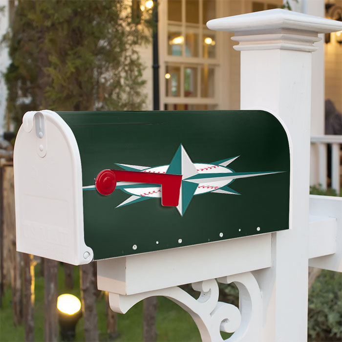 Baseball Ms-7 Magnetic Mailbox Cover 18" X 21" Outdoor Decor