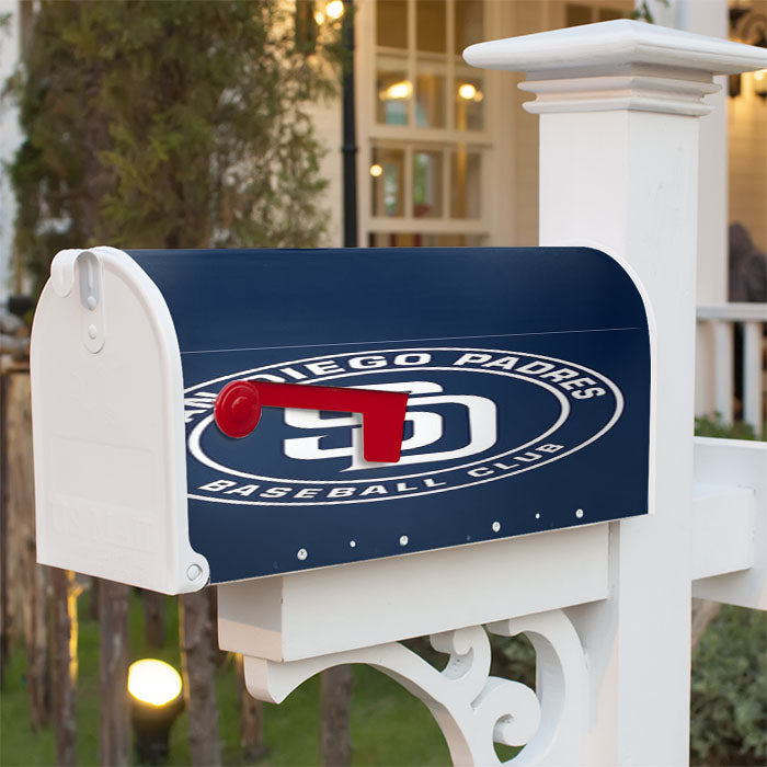 Baseball San Diego Magnetic Mailbox Cover 18" X 21" Outdoor Decor