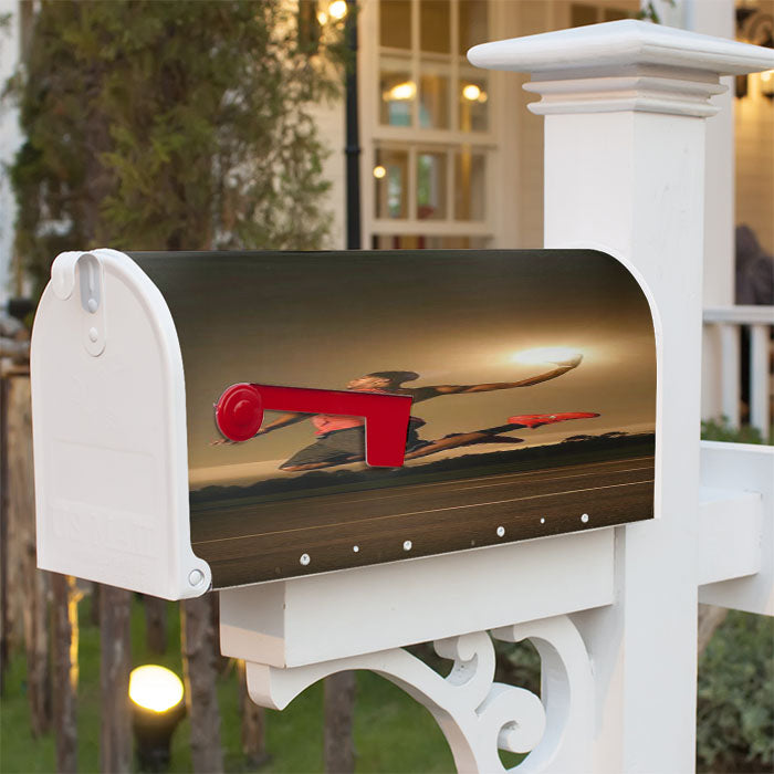 Basket Ball Style Magnetic Mailbox Cover 18" X 21" Outdoor Decor