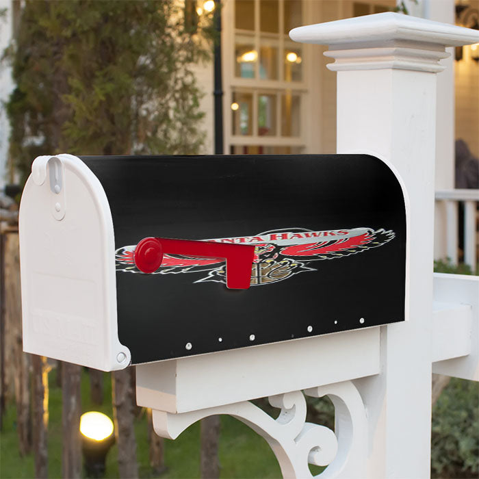 Basketball Atlanta Hawks Magnetic Mailbox Cover 18" X 21" Outdoor Decor