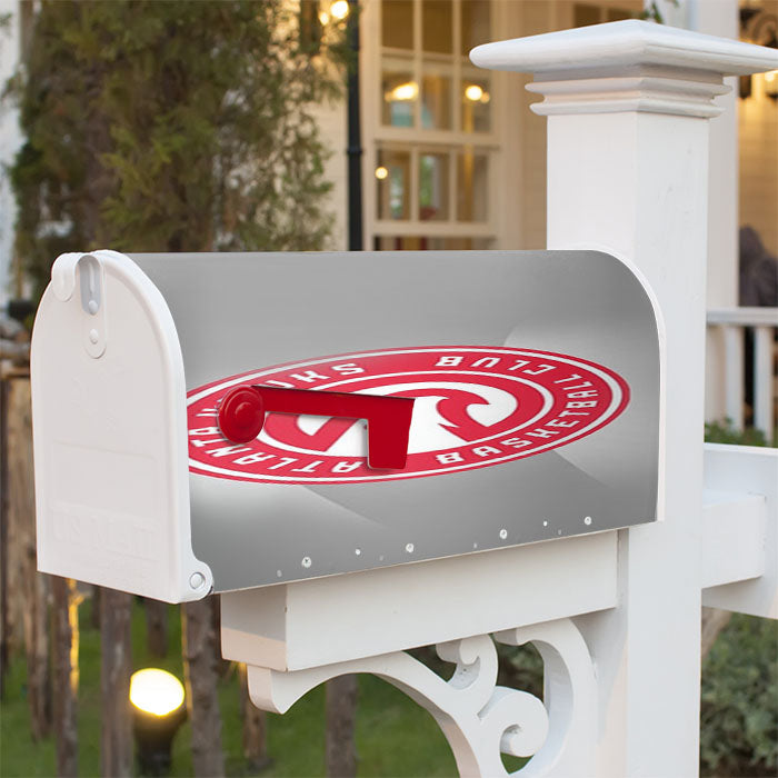 Basketball Club Atlanta Hawks Magnetic Mailbox Cover 18" X 21" Outdoor Decor