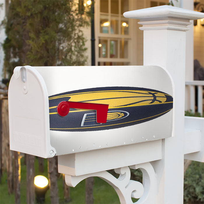 Basketball Indiana Pacers Magnetic Mailbox Cover 18" X 21" Outdoor Decor