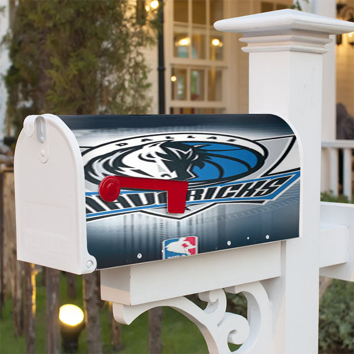 Basketball Logo Dallas Mavericks Magnetic Mailbox Cover 18" X 21" Outdoor Decor