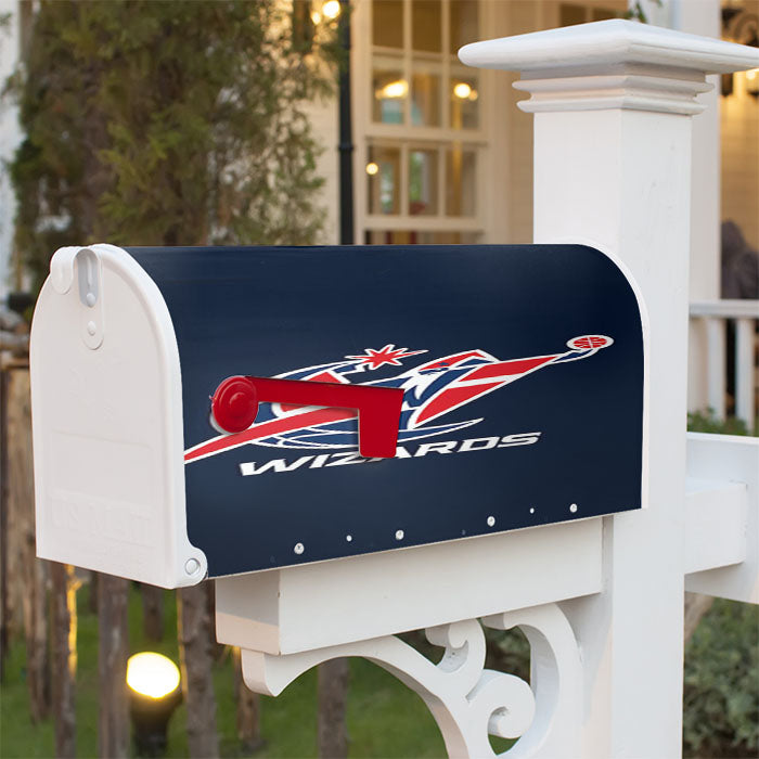 Basketball Washington Wizards Magnetic Mailbox Cover 18" X 21" Outdoor Decor