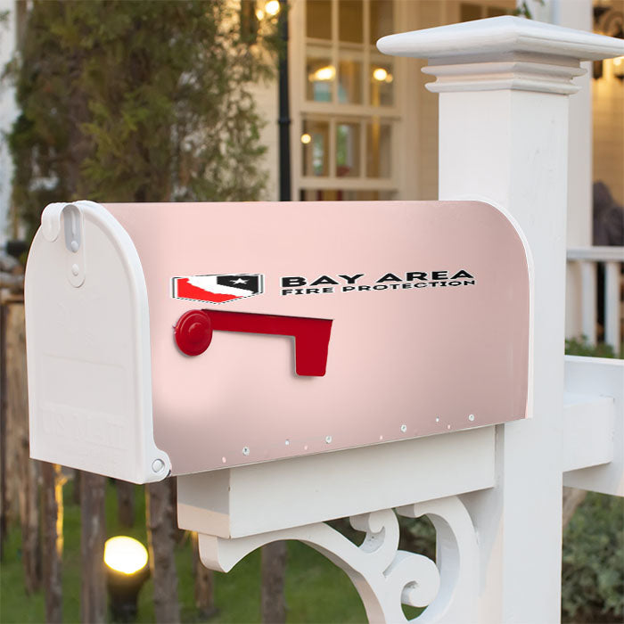 Bay Area Gothic San Jose Oakland Pink Magnetic Mailbox Cover 18" X 21" Outdoor Decor
