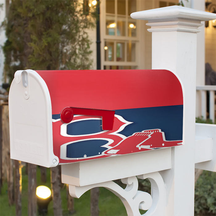 Be Boston Red Sox Magnetic Mailbox Cover 18" X 21" Outdoor Decor