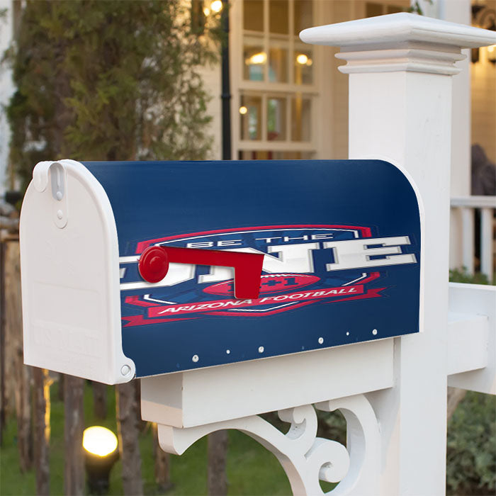 Be The One Arizona Football Blue Magnetic Mailbox Cover 18" X 21" Outdoor Decor