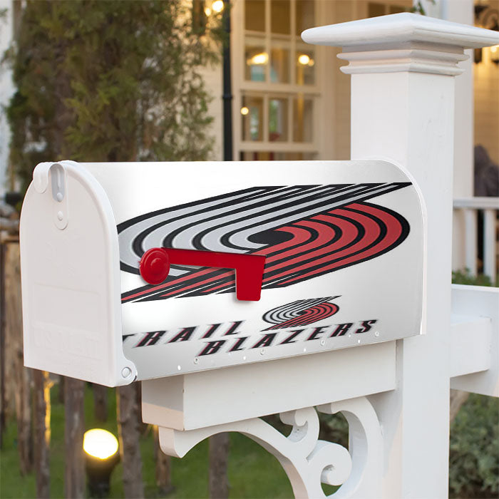 Best Portland Trail Blazers Magnetic Mailbox Cover 18" X 21" Outdoor Decor