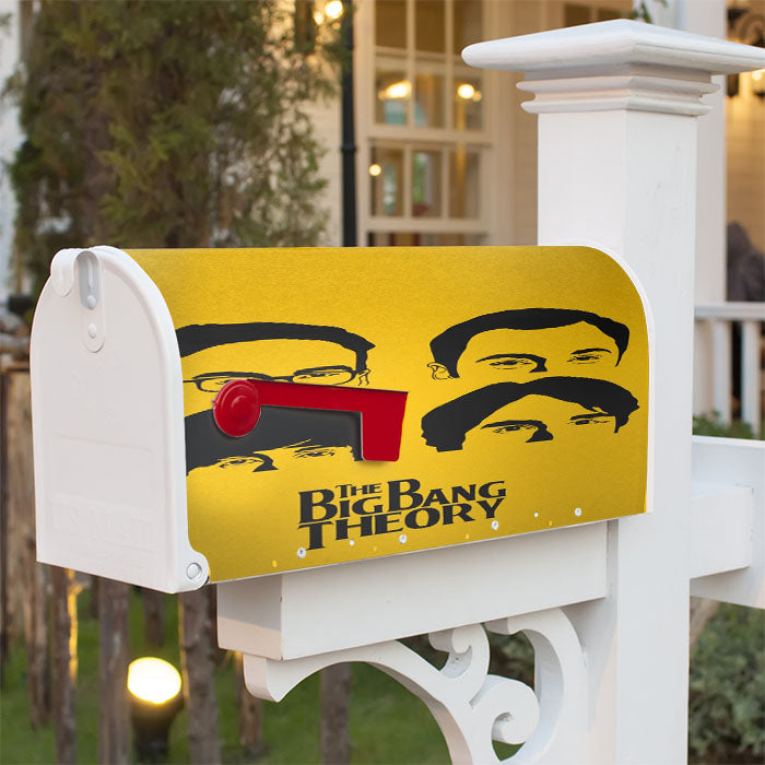 Big Bang Theory Magnetic Mailbox Cover 18" X 21" Outdoor Decor