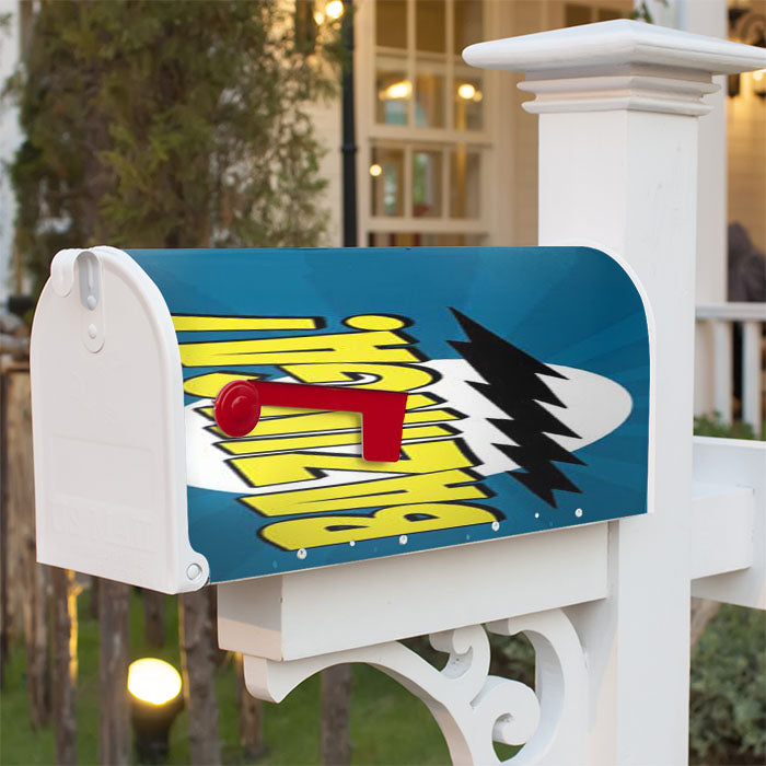 Big Bang Theory Bazinga Blue Magnetic Mailbox Cover 18" X 21" Outdoor Decor