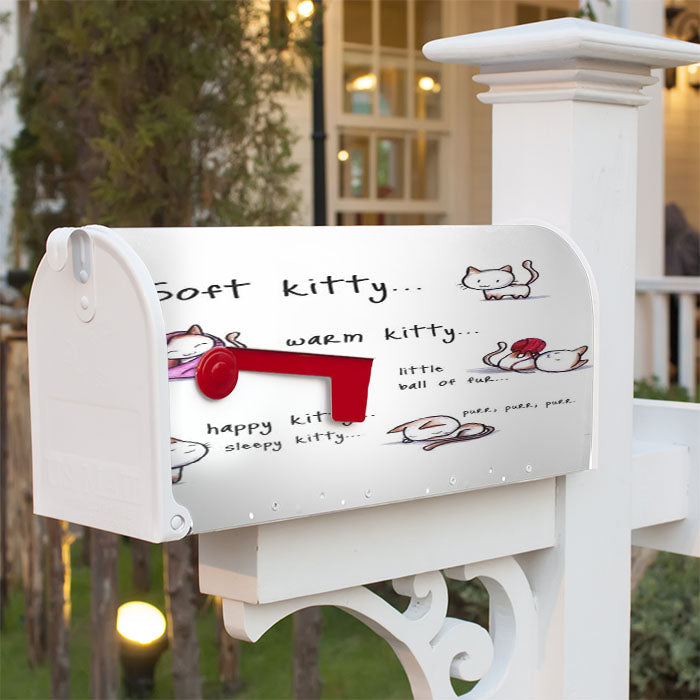 Big Bang Theory Cute Soft Kitty Warm Kitty Magnetic Mailbox Cover 18" X 21" Outdoor Decor