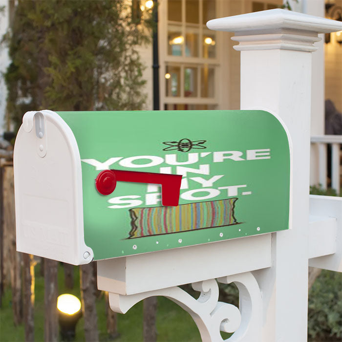 Big Bang Theory My Spot Magnetic Mailbox Cover 18" X 21" Outdoor Decor