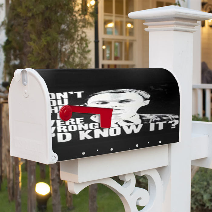 Big Bang Theory Sheldon Quote Blk Magnetic Mailbox Cover 18" X 21" Outdoor Decor