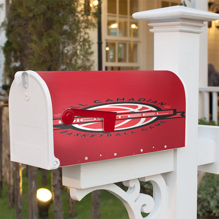 Biosteel Red Magnetic Mailbox Cover 18" X 21" Outdoor Decor