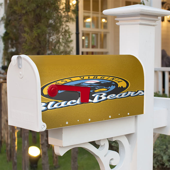 Black Bears Magnetic Mailbox Cover 18" X 21" Outdoor Decor