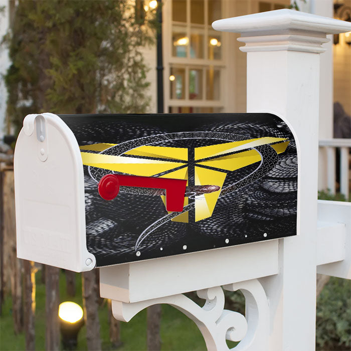 Black Mamba Kobe Bryan Magnetic Mailbox Cover 18" X 21" Outdoor Decor