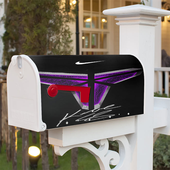 Black Mamba Kobe Bryant Logo Magnetic Mailbox Cover 18" X 21" Outdoor Decor