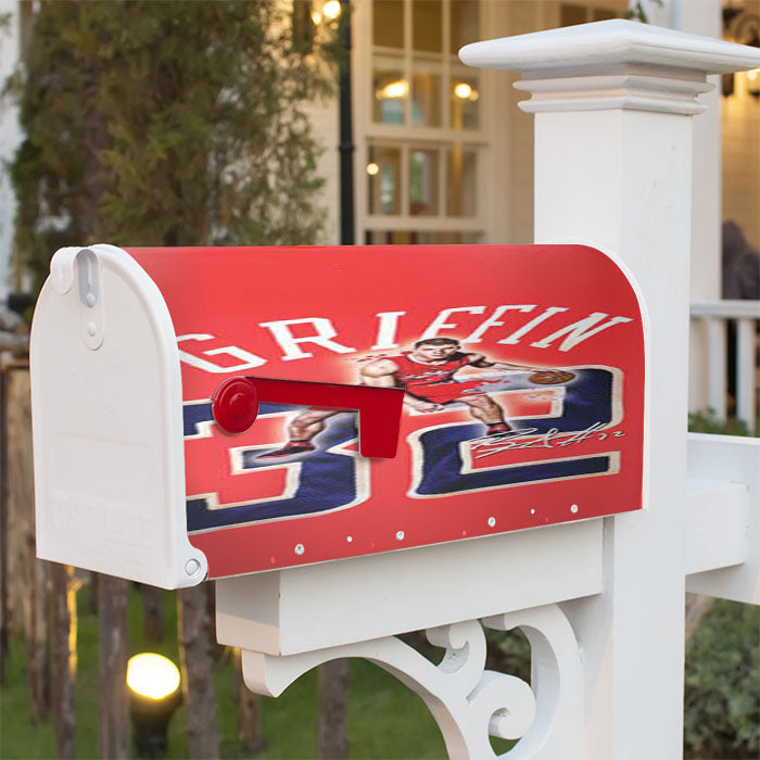 Blake Griffin Jersey Glow Magnetic Mailbox Cover 18" X 21" Outdoor Decor