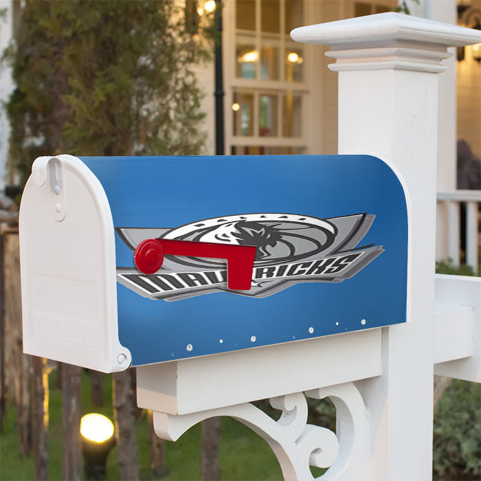 Blue Dallas Mavericks Magnetic Mailbox Cover 18" X 21" Outdoor Decor
