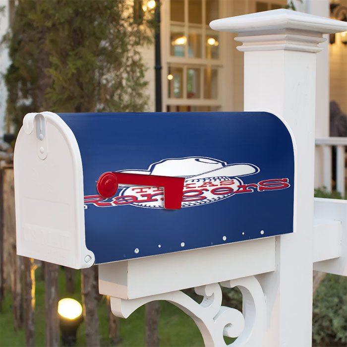 Blue Texas Ranger Good Magnetic Mailbox Cover 18" X 21" Outdoor Decor