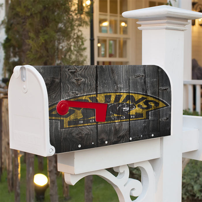 Boston Bruins Hockey Wooden Magnetic Mailbox Cover 18" X 21" Outdoor Decor