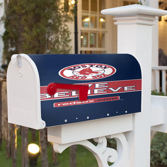 Boston Red Sox Big Magnetic Mailbox Cover 18" X 21" Outdoor Decor