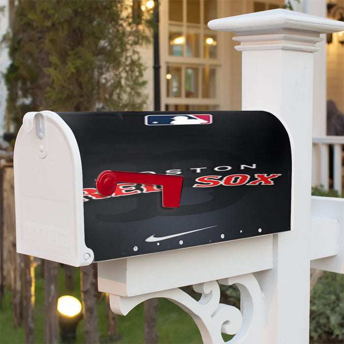 Boston Red Sox Mlb 2 Magnetic Mailbox Cover 18" X 21" Outdoor Decor