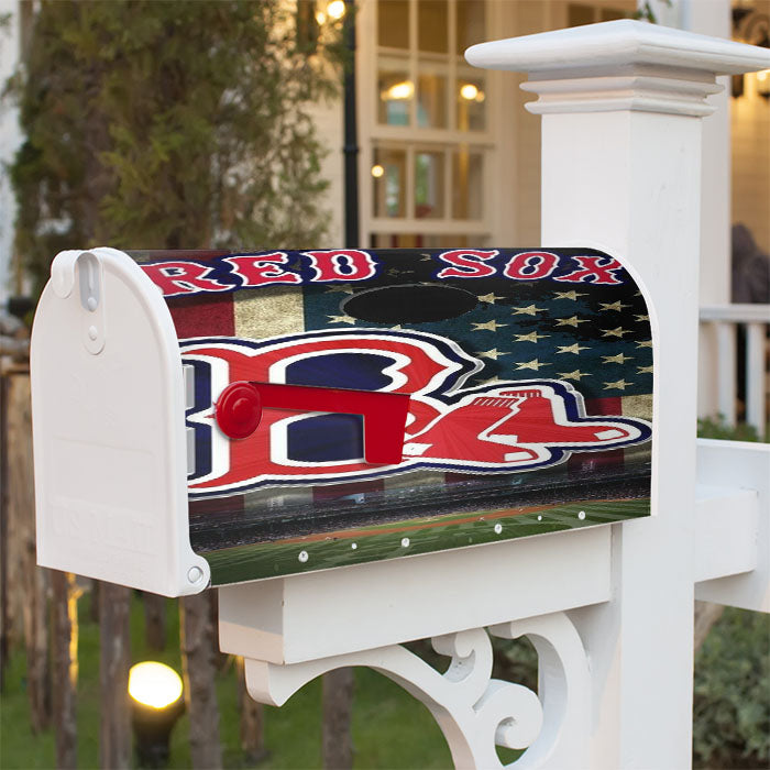Boston Red Sox New Magnetic Mailbox Cover 18" X 21" Outdoor Decor