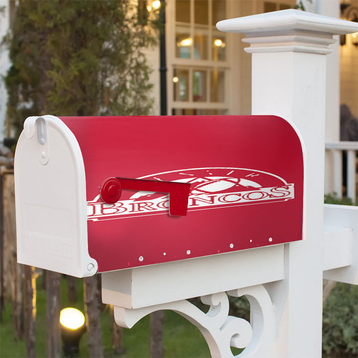 Broncos Denvar Magnetic Mailbox Cover 18" X 21" Outdoor Decor