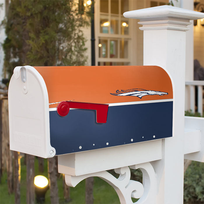 Broncos Denver Art Wallpaper Magnetic Mailbox Cover 18" X 21" Outdoor Decor