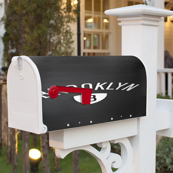 Brookly White Cover Magnetic Mailbox Cover 18" X 21" Outdoor Decor