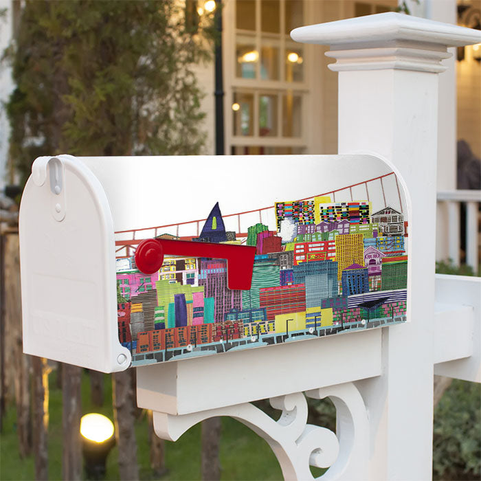 Brooklyn Magnetic Mailbox Cover 18" X 21" Outdoor Decor