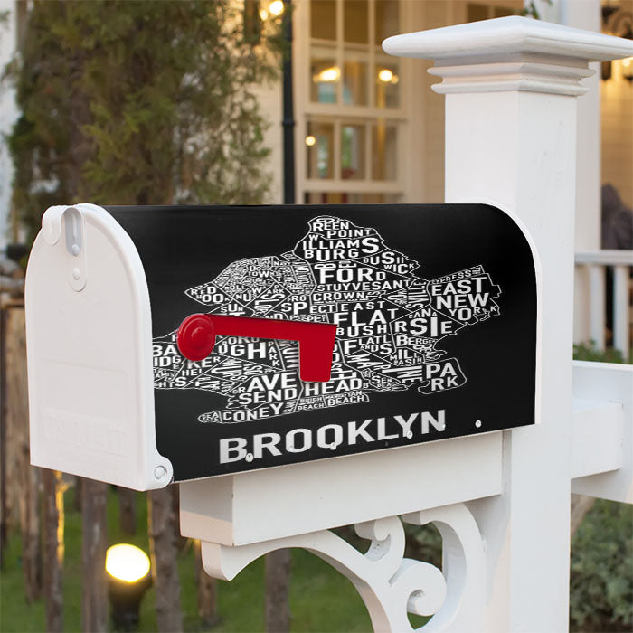 Brooklyn City Magnetic Mailbox Cover 18" X 21" Outdoor Decor