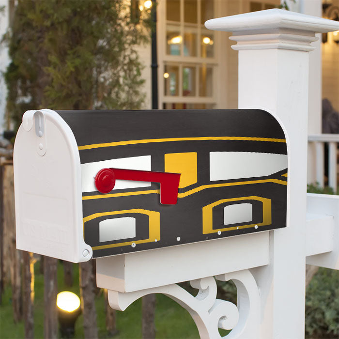 Bruins Boston Logo Texture Magnetic Mailbox Cover 18" X 21" Outdoor Decor