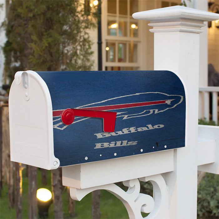 Buffalo Bills Magnetic Mailbox Cover 18" X 21" Outdoor Decor