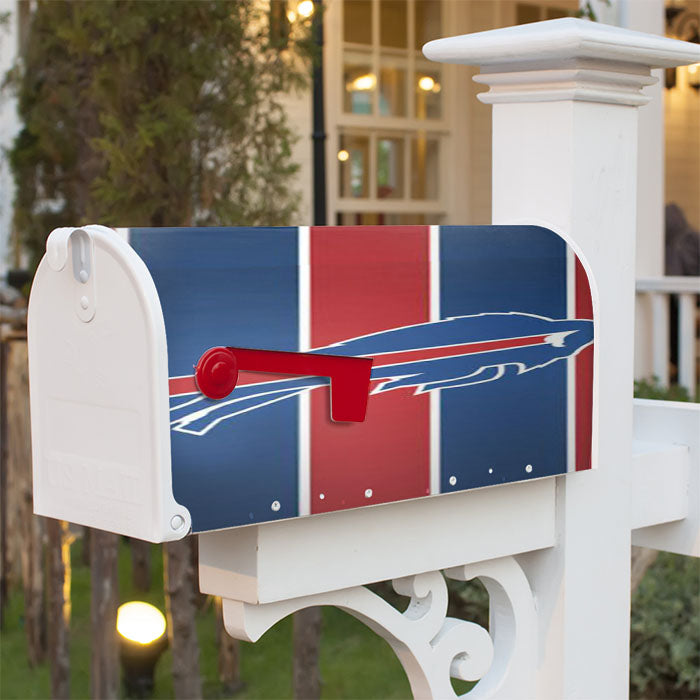 Buffalo Bills 2 Magnetic Mailbox Cover 18" X 21" Outdoor Decor